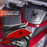 TANTRA  Premium Spider Metal Car Sticker - Durable & Stylish Auto Emblem for Vehicles - Customizable Designs - Easy Installation - Weather-Resistant & Long-Lasting Black SIA424