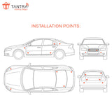 TANTRA Premium GT Metal Car Sticker - Durable & Stylish Auto Emblem for Vehicles - Customizable Designs - Easy Installation - Weather-Resistant & Long-Lasting