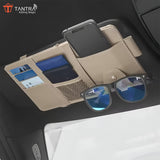 TANTRA Car Sun Visor Organizer – Premium Quality & Stylish Storage Solution (Beige)