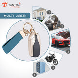 TANTRA Premium Leather Keychain - Stylish Genuine Leather Key Ring for All Car Key Durable & Elegant Key Holder