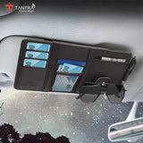 TANTRA Car Sun Visor Organizer – Premium Quality & Stylish Storage Solution (Black)