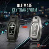 TANTRA Premium TPU Smart Key Cover Compatible With Mahindra XUV 500 3 Button Smart Key | Full Protection Soft TPU Key Case Cover | Scratch Resistant Premium Finish