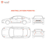 TANTRA Premium N Line Metal Car Sticker - Durable & Stylish Auto Emblem for Vehicles - Customizable Designs - Easy Installation - Weather-Resistant & Long-Lasting Multicolor SIA423