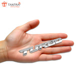 TANTRA Premium Turbo Metal Car Sticker - Durable & Stylish Auto Emblem for Vehicles - Customizable Designs - Easy Installation - Weather-Resistant & Long-Lasting