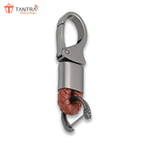 TANTRA Heavy-Duty Metal Key Chain with D-Ring for Car and Bike Keys - Durable, Secure, and Stylish Key Holder Accessory