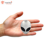 TANTRA Premium Alien Metal Car Sticker - Durable & Stylish Auto Emblem for Vehicles - Customizable Designs - Easy Installation - Weather-Resistant & Long-Lasting