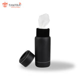 TANTRA Car Tissue Paper Holder, Cylinder Tissue Box, PU Leather Round Tissues Container Fit for Car Van Bathroom Office Use, Car Cup Holder Car Tissues Box Car Tissue Holder Car Tissue Tube