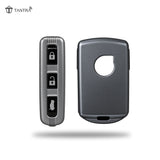 TANTRA TPU Key Cover Compatible with Volvo XC40 XC60 XC90 S60 S90 V60 V90 | 3 Button Smart Remote Key Case | Durable Key Protector | Grey