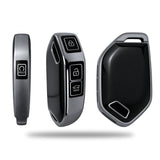 TANTRA TPU Key Cover Compatible with Kia Syros, Seltos, EV6, EV9, 4 Button Smart Remote Key Case | Durable Key Protector | Premium Soft TPU Key Fob Cover | Grey