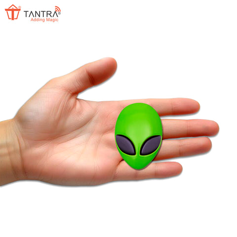 TANTRA Premium Alien Metal Car Sticker - Durable & Stylish Auto Emblem for Vehicles - Customizable Designs - Easy Installation - Weather-Resistant & Long-Lasting