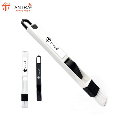 TANTRA Mini Dust Multipurpose Use Cleaning Brush for Car Interior Dust Brush, Window Frame 2 in 1 Cleaning Brush with Dustpan, Handheld Broom and Dustpan Set for Keyboard