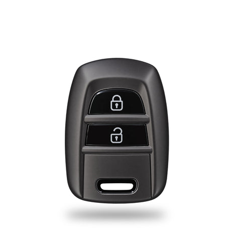 TANTRA TPU Key Cover Compatible with Hyundai Santro, Eon, i10 Grand 2 Button Flip Key | Durable Key Protector | Premium Soft TPU Key Fob Cover | Grey