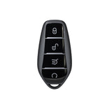 TANTRA TPU Key Cover Compatible with BYD Atto 3, Seal, Sealion, eMax7, Dolphin & Han Smart 4 Button Key | Soft Protective Key Fob Case | Scratch Resistant Key Protector | Grey