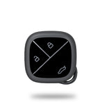 TANTRA TPU Key Cover Compatible with MG Comet EV Electric 3 Button Smart Key, Grey | Premium Soft Silicone Key Case | Shockproof Scratch Resistant Car Key Protector (Grey)