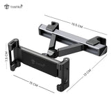 TANTRA Extendable Tablet Holder for Car | Rear Seat Telescopic Arm iPad Holder | Rotatable Smartphone Stand | Adjustable Car Headrest Mount | Compatible with 5.7-11 Inch Devices