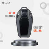 TANTRA TPU Key Cover Compatible with BMW Display LCD G30/G31 GT G32 G11 G12 528Li 530Li X3 X4 X5 X7 G07 G05 750Li 760Li 730Li Protective Key Case Key Fob 3 Buttons (Grey)