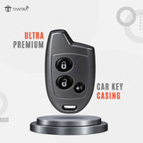 TANTRA TPU Key Cover Compatible with Maruti Suzuki Nippon | 3 Button Smart Key Cover | Car Key Protector | Soft Flexible Case | Scratch Resistant & Lightweight Key Shell (Grey)