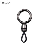 TANTRA TPU Key Cover and Round Key Chain Compatible with BMW Display LCD G30/G31 GT G32 G11 G12 528Li 530Li X3 X4 X5 X7 G07 G05 750Li 760Li 730Li Protective Key Case Key Fob 3 Buttons (Grey)
