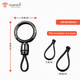 TANTRA Premium Car Keys Keychain - Durable Metal Keyring, Stylish & Functional Key Holder for Cars, Bike Keychain