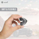 TANTRA TPU Key Cover Compatible with Volvo XC40 XC60 XC90 S60 S90 V60 V90 | 3 Button Smart Remote Key Case | Durable Key Protector | Grey