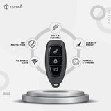 TANTRA TPU Key Cover Compatible with Ford Fiesta Focus Kuga C-Max Grand C-Max Galaxy B-Max S-Max | 3 Button Smart Remote Key Case | Grey