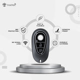 TANTRA TPU Key Cover Compatible with Mercedes Benz Key Shell Protector for 2020-2022 S-Class C-Class 3 Button Smart Key Cover (Grey)