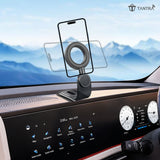 TANTRA MagSafe Magnetic Phone Holder for Car Dashboard | 360° Rotating Flexible Adjustable Mobile Stand with Memory Spring Clip | Universal Smartphone Mount | SIA591