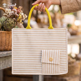 TANTRA Jute Bags With Zip | White Tote Bag for Women & Men | Medium Carry Bag with Mobile Pocket | Water Bottle & Lunch Bag | Natural Cotton Handles | Reusable Shopping Bag (Medium)