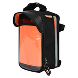 TANTRA Polyester Bicycle Front Frame/Tube Bag with Waterproof Touch Screen Bicycle Pouch for Mobile Holder Black