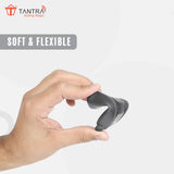 TANTRA TPU Key Cover and Metal Keychain Compatible for Tata Nexon | Altroz | Tiago | Punch | Harrier | Safari | Tigor 3 Button Flip Key Cover (Grey Pack of 1)