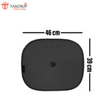 TANTRA Car Sun Shade for Side Windows (Black) Pack of 4