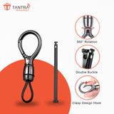 TANTRA Premium Car Keys Keychain - Durable Metal Keyring, Stylish & Functional Key Holder for Cars, Bike Keychain