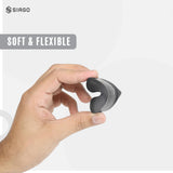 TANTRA TPU Key Cover Compatible with MG Comet EV Electric 3 Button Smart Key, Grey | Premium Soft Silicone Key Case | Shockproof Scratch Resistant Car Key Protector (Grey)