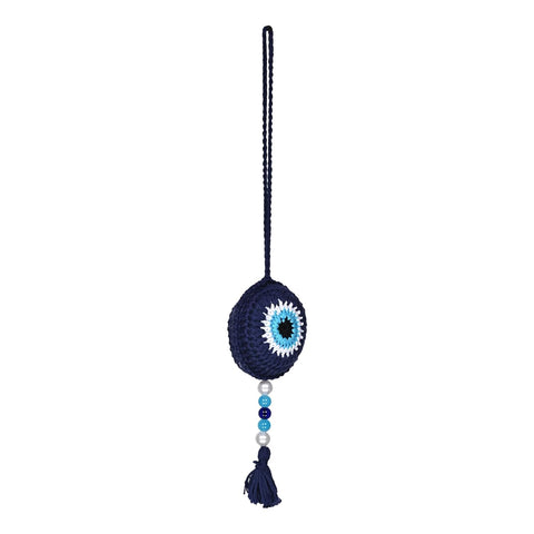 TANTRA Car Hanging Dark Blue Decorative Charm for Car Rear View Mirror