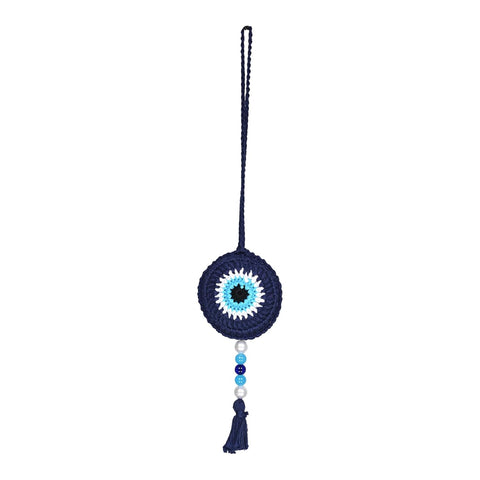 TANTRA Car Hanging Dark Blue Decorative Charm for Car Rear View Mirror