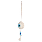 TANTRA Car Hanging White Handmade Ornament for Rear View Mirror