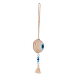 TANTRA Car Hanging Beige Handmade Ornament for Rear View Mirror