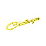 TANTRA Premium Challenger Metal Car Sticker - Durable & Stylish Auto Emblem for Vehicles - Customizable Designs - Easy Installation - Weather-Resistant & Long-Lasting Golden