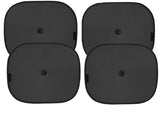 TANTRA Car Sun Shade for Side Windows (Black) Pack of 4