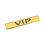 TANTRA Premium VIP Metal Car Sticker - Durable & Stylish Auto Emblem for Vehicles - Customizable Designs - Easy Installation - Weather-Resistant & Long-Lasting Golden