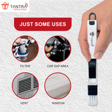 TANTRA Mini Dust Multipurpose Use Cleaning Brush for Car Interior Dust Brush, Window Frame 2 in 1 Cleaning Brush with Dustpan, Handheld Broom and Dustpan Set for Keyboard