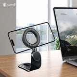 TANTRA MagSafe Magnetic Phone Holder for Car Dashboard | 360° Rotating Flexible Adjustable Mobile Stand with Memory Spring Clip | Universal Smartphone Mount | SIA591