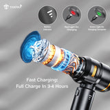 TANTRA 4-in-1 Car Vacuum Cleaner | 20000Pa Cordless Vacuum Cleaner with Brushless Motor | Mini Vacuum Cleaner for Car Use | 6000mAh Rechargeable Battery | 3 Speed Modes | 9-in-1 Kit | USB-C