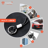 TANTRA Car & Bike Rope Keychain Strap – Durable Key Ring for Adults – Perfect for Cars, Bikes, and Everyday Use – Stylish and Functional Key Holder