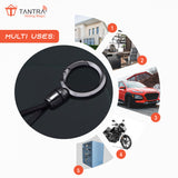 TANTRA Premium Car Keys Keychain - Durable Metal Keyring, Stylish & Functional Key Holder for Cars, Bike Keychain