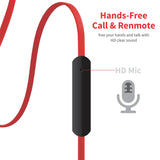 tantra T800 Super Bass Earphones with Microphone Subwoofer Wired Headset  (Red, In the Ear)