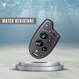 TANTRA TPU Key Cover Compatible with Maruti Suzuki Nippon | 3 Button Smart Key Cover | Car Key Protector | Soft Flexible Case | Scratch Resistant & Lightweight Key Shell (Grey)
