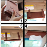 TANTRA Car Tissue Holder, Sun Visor Napkin Holder, Car Visor Tissue Holder, Tissue Holder for Car