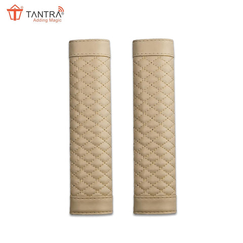 TANTRA Premium Car Seat Belt Cover – Comfort & Safety Enhancer – Adjustable, Soft, & Stylish – Universal Fit for All Vehicles – (Pack of 2)