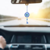 TANTRA Car Hanging Sky Blue Decorative Charm for Car Rear View Mirror